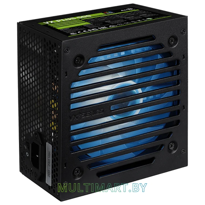 Блок питания AeroCool VX-500 Plus RGB 500W